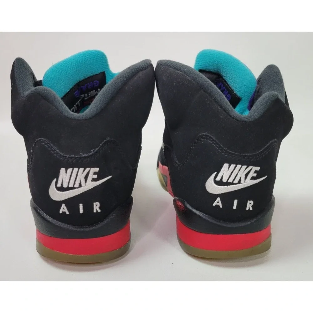 Nike Air Jordan 5 Retro Top 3 Black Red cz2989-001 5.5Y‎